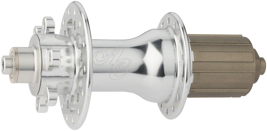 All-City Go-Devil Rear Hub - QR x 135mm/12 x 142mm 6-Bolt HG 11 Road Silver 28H