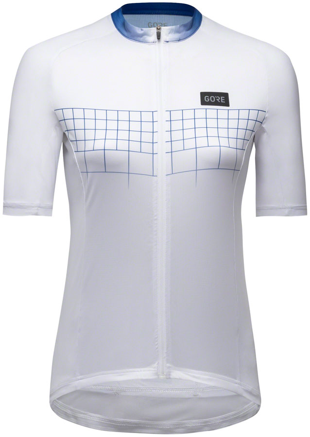 Gorewear Grid Fade Jersey 2.0 - White/Blue Womens Small