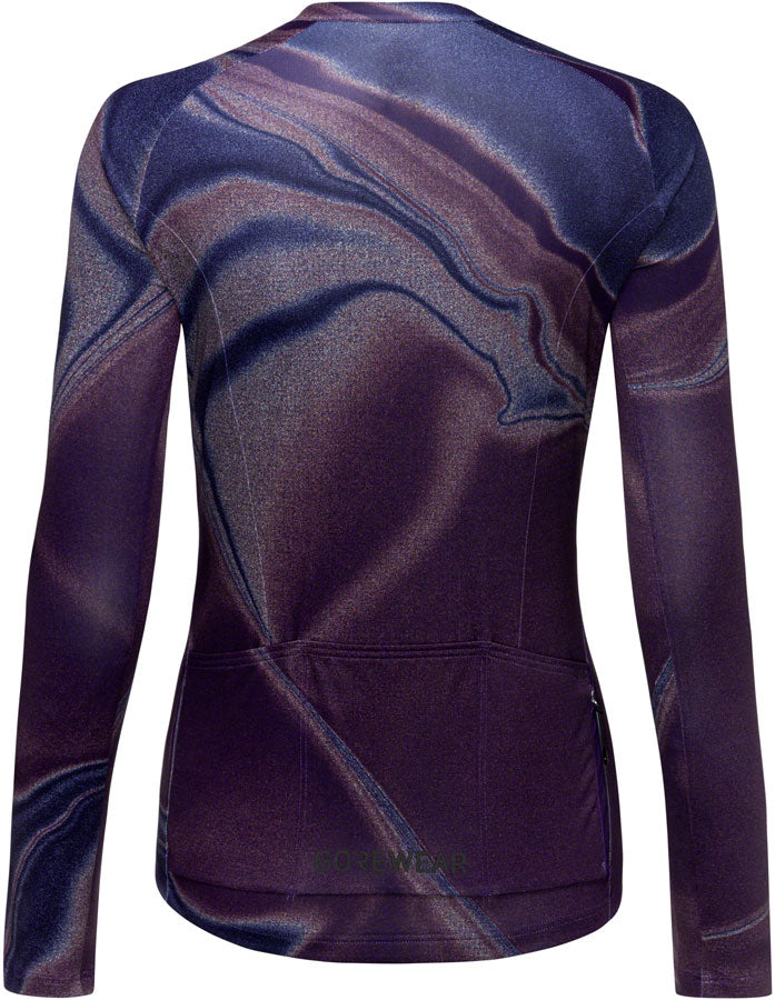 Gorewear Torrent Jersey - Long Sleeve Process Purple/Ultramarine Womens Medium/8-10