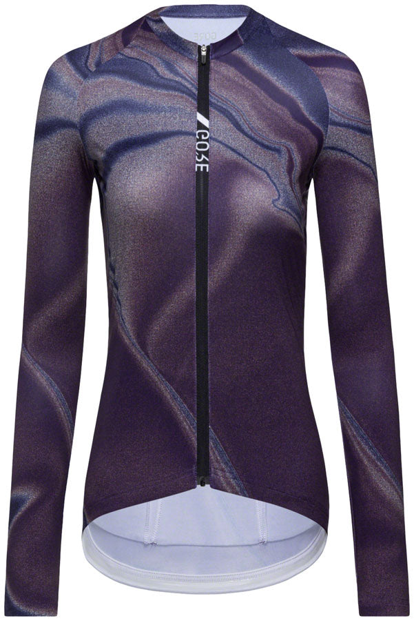 Gorewear Torrent Jersey - Long Sleeve Process Purple/Ultramarine Womens Medium/8-10