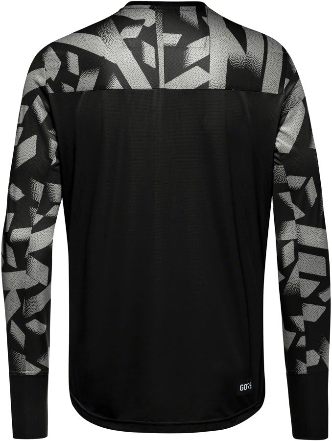 Gorewear Trail KPR Daily Long Sleeve Jersey - Black/Lab Gray Mens X-Large