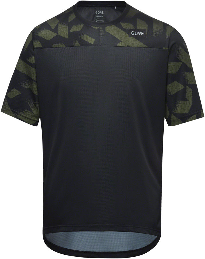 Gorewear Trail KPR Daily Jersey - Black/Green Mens Large