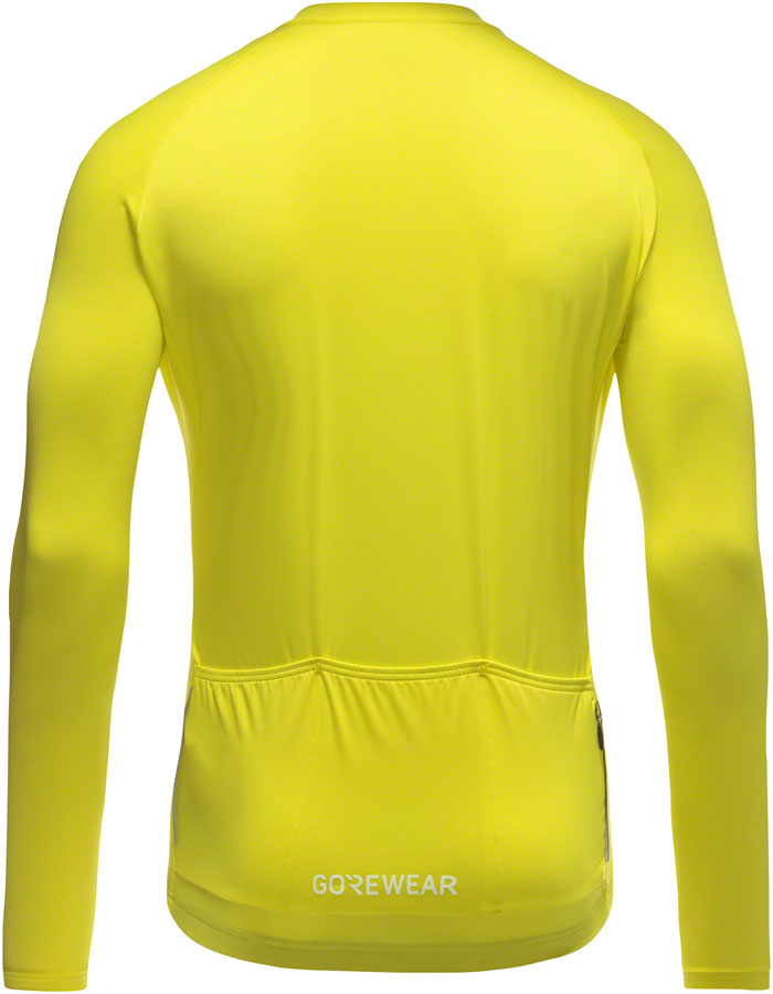 Gorewear Spinshift Long Sleeve Jersey - Neon Yellow Mens Small
