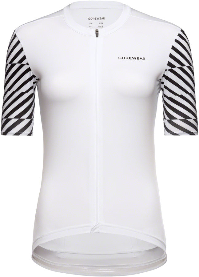 Gorewear Swiftride Optical Jersey - White/Black Womens X-Small