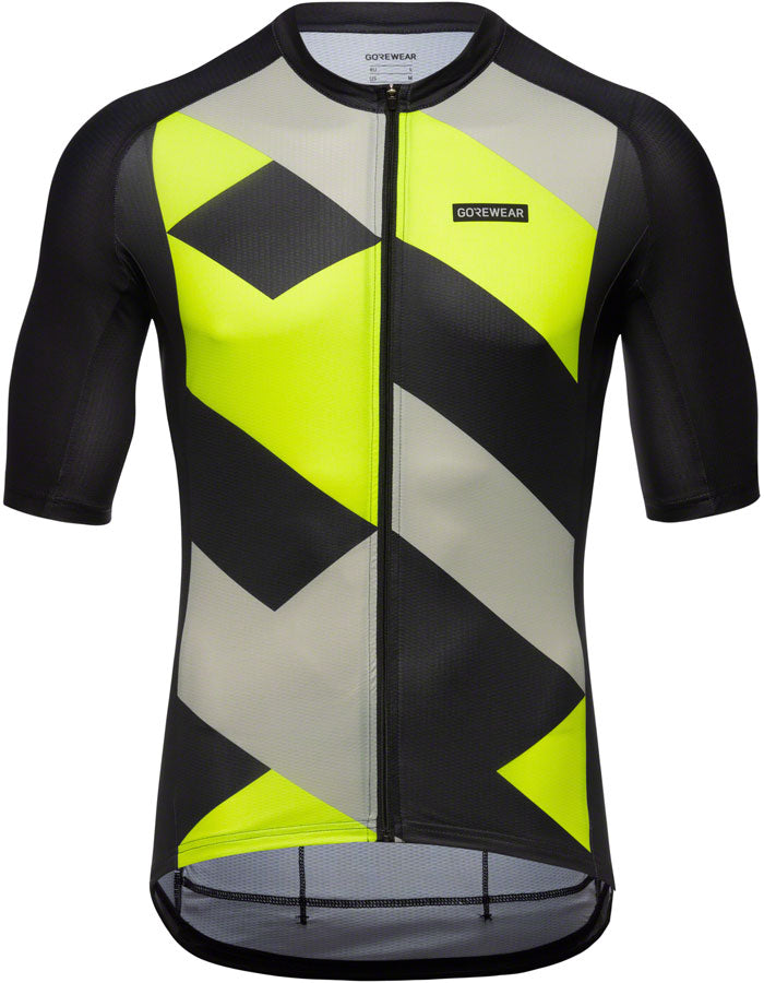 Gorewear Spirit Signal Jersey - Black/Yellow Mens Large