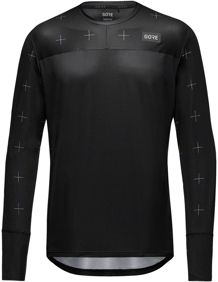 Gorewear Trail KPR Daily Jersey - Long Sleeve Black Mens X-Large