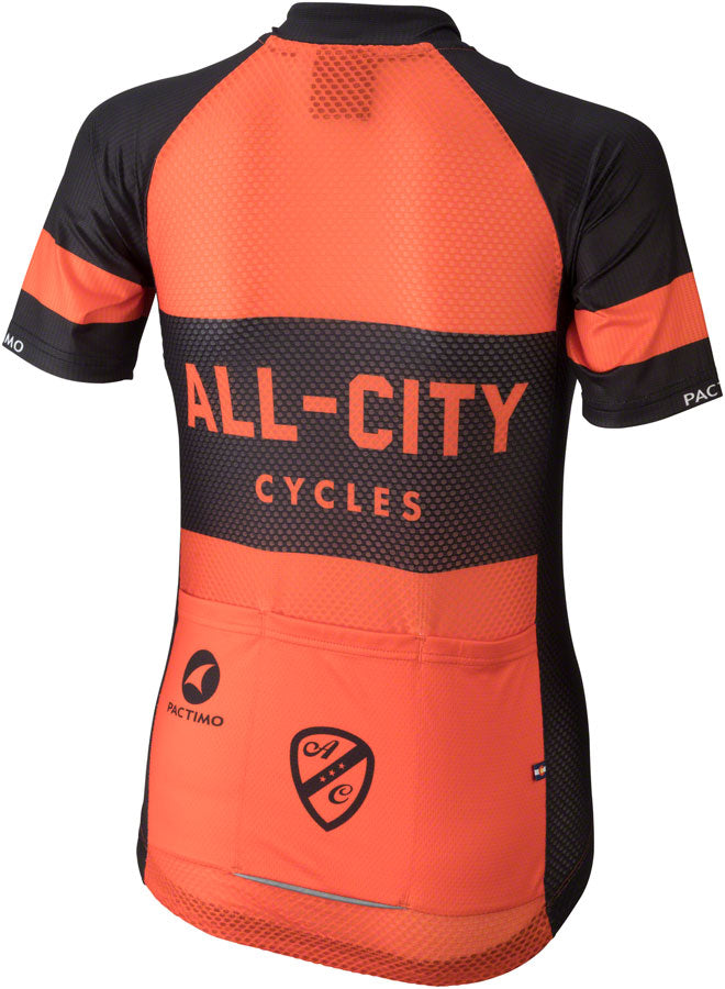 All-City Classic Jersey - Orange Short Sleeve Womens X-Small