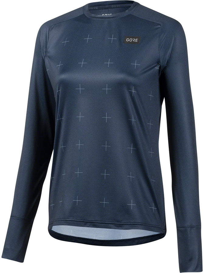 Gorewear Trail KPR Daily Jersey - Long Sleeve Orbit Blue Womens Large