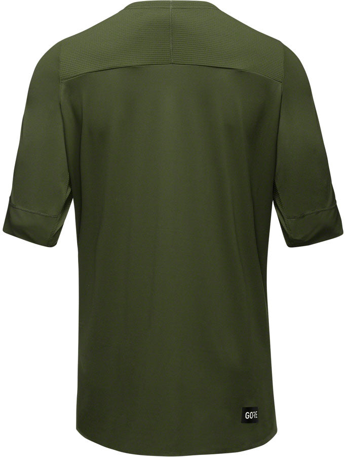Gorewear Trail KPR Tech Jersey - Utility Green Mens Medium