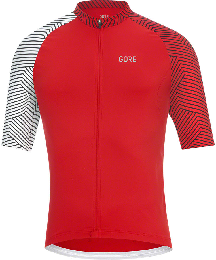Gorewear C5 Jersey - Red/White Mens Small