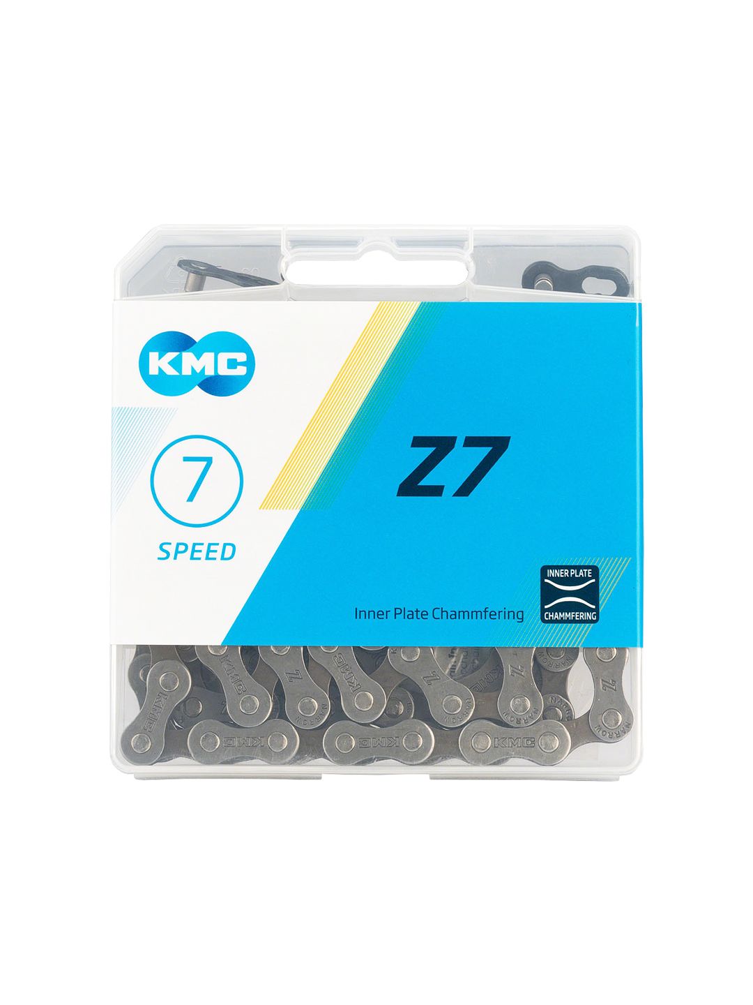 KMC Z7 Chain - 7-Speed 116 Links Gray/Brown