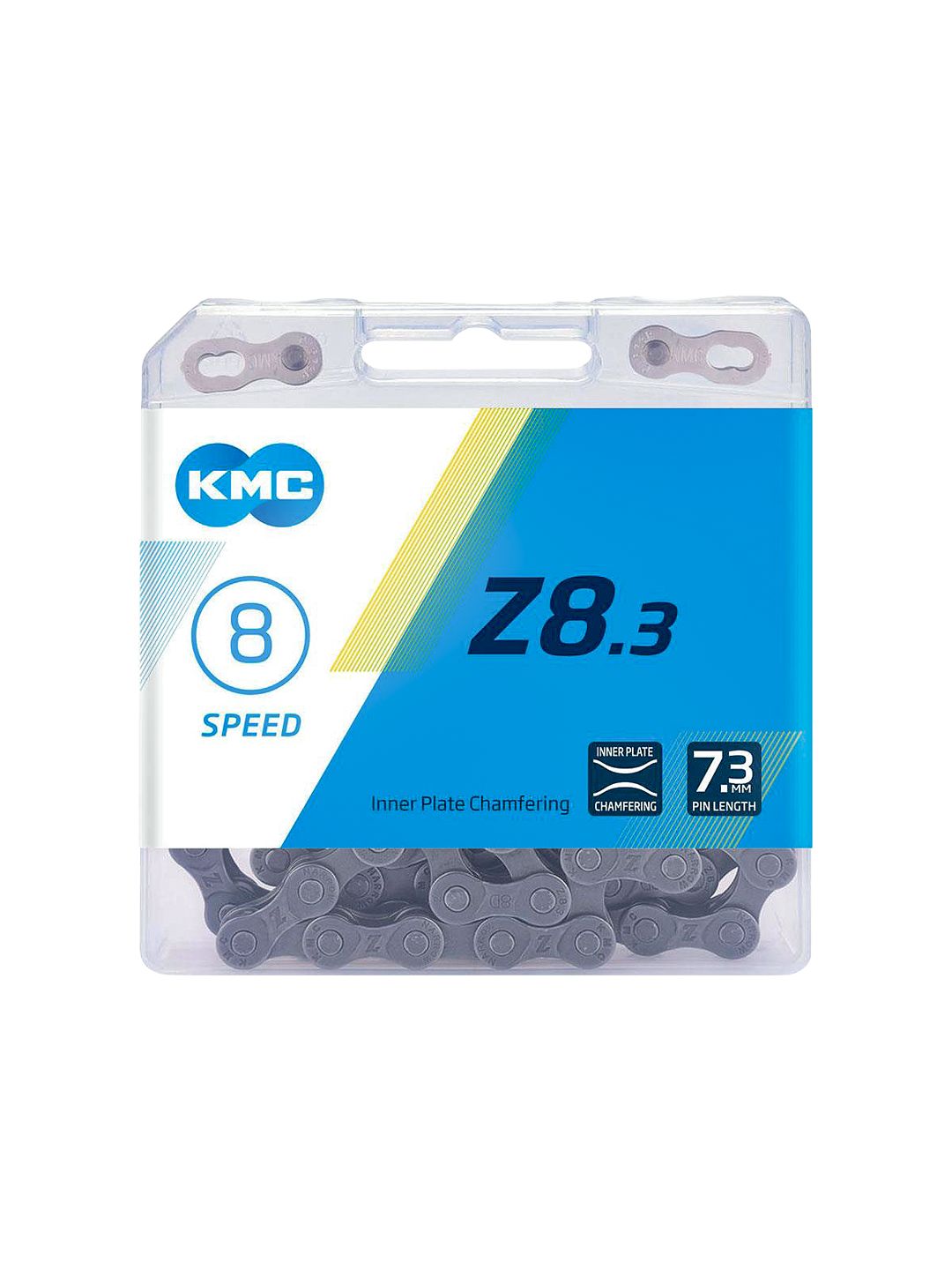 KMC Z8.3 Chain - 8-Speed 116 Links Gray