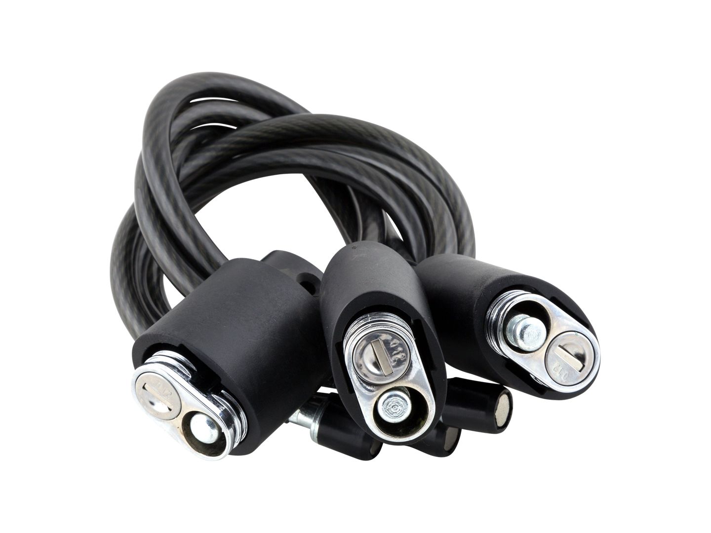 Car Rack Part Kuat Cable Lock w/Lock Hitch Pin Triple Black