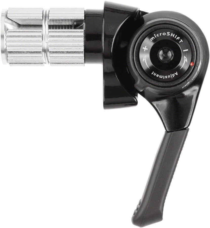 microSHIFT BS-G10-R Right Bar End Shifter - 10-Speed Compatible Sword Advent X 10-Speed Derailleurs BLK