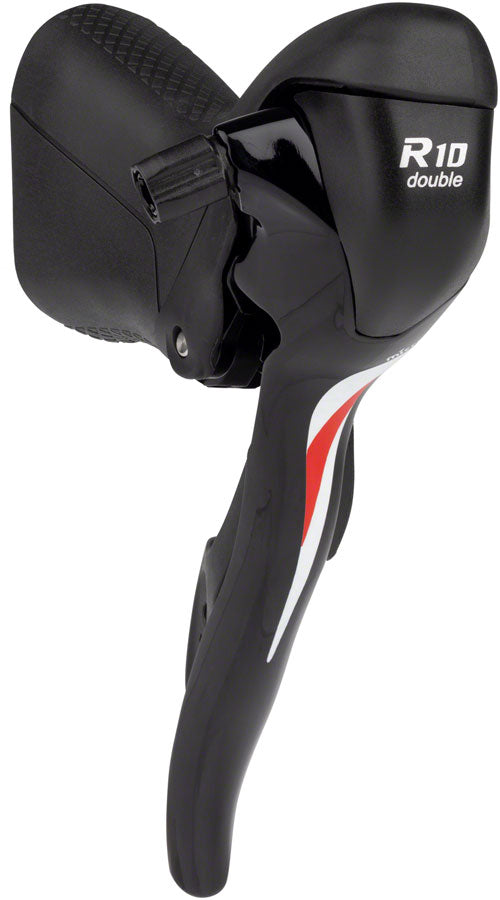 microSHIFT R10 Left Drop Bar Shift Lever - Double Shimano Compatible Black