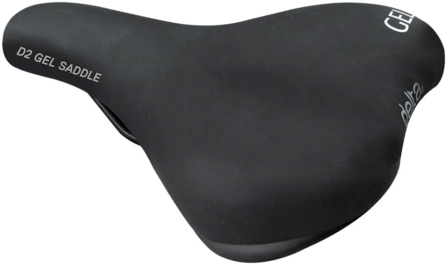 Delta D2 Comfort Gel Saddle - Steel Black