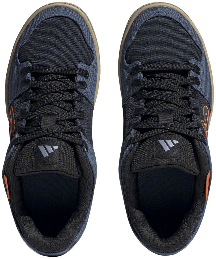 Five Ten Freerider Canvas Flat Shoes - Mens Core Legend Ink/Wonder Steel/Impact Orange 9.5