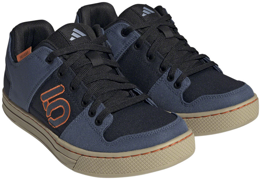 Five Ten Freerider Canvas Flat Shoes - Mens Core Legend Ink/Wonder Steel/Impact Orange 8