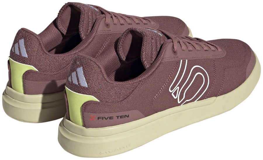 Five Ten Sleuth Deluxe Canvas Flat Shoes - Womens Quiet Crimson/Ftwr White/Core BLK 9.5