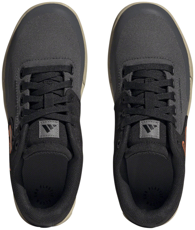 Five Ten Freerider Pro Canvas Flat Shoes - Womens Gray Six/Gray Four/Impact Orange 8
