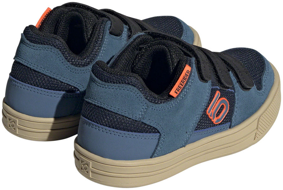 Five Ten Freerider Kids VCS Flat Shoes - Youth Legend Ink/Wonder Steel/Impact Orange 1.5K