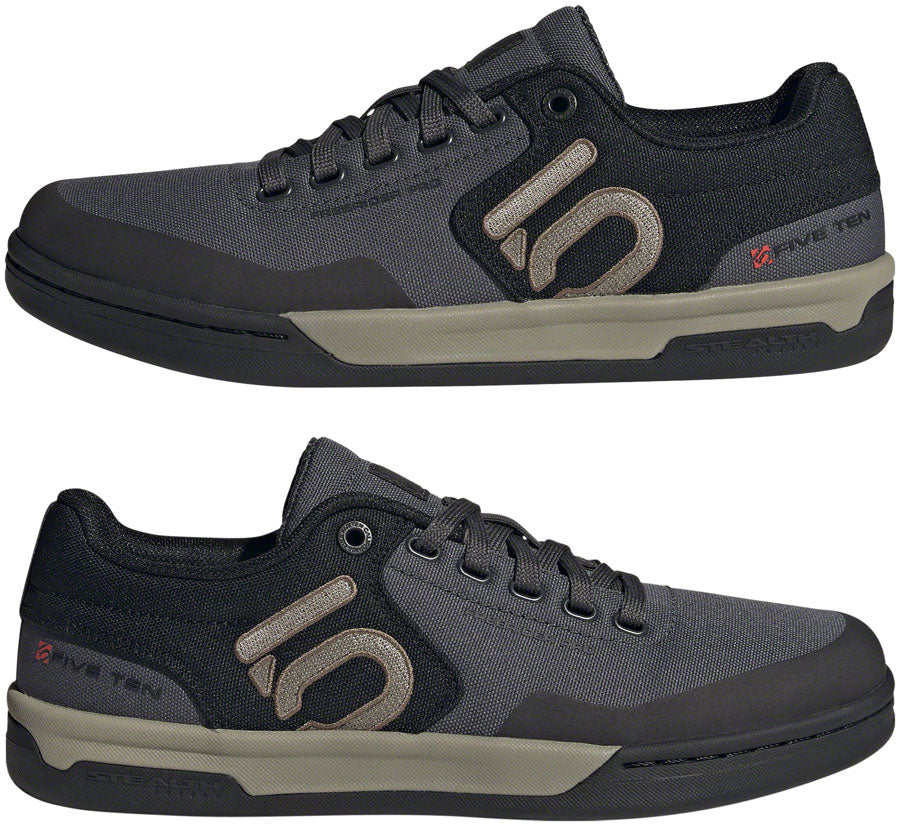 Five Ten Freerider Pro Canvas Flat Shoes - Mens Gray Six/Silver Pebble/Core BLK 11.5