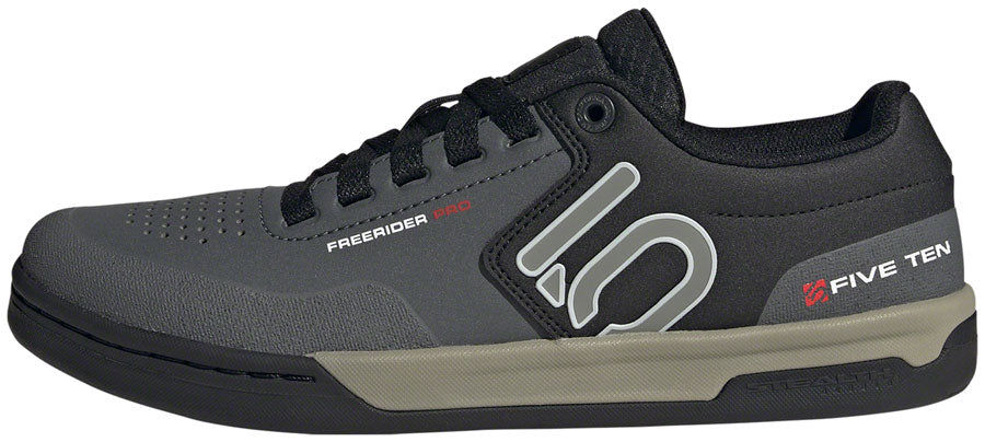 Five Ten Freerider Pro Flat Shoes - Mens Gray Six/Silver Pebble/Core BLK 12.5