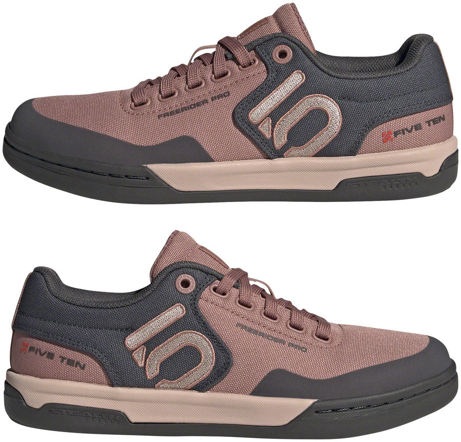 Five Ten Freerider Pro Canvas Flat Shoes - Womens Warm Clay/Wonder Taupe/Gray Six 10.5
