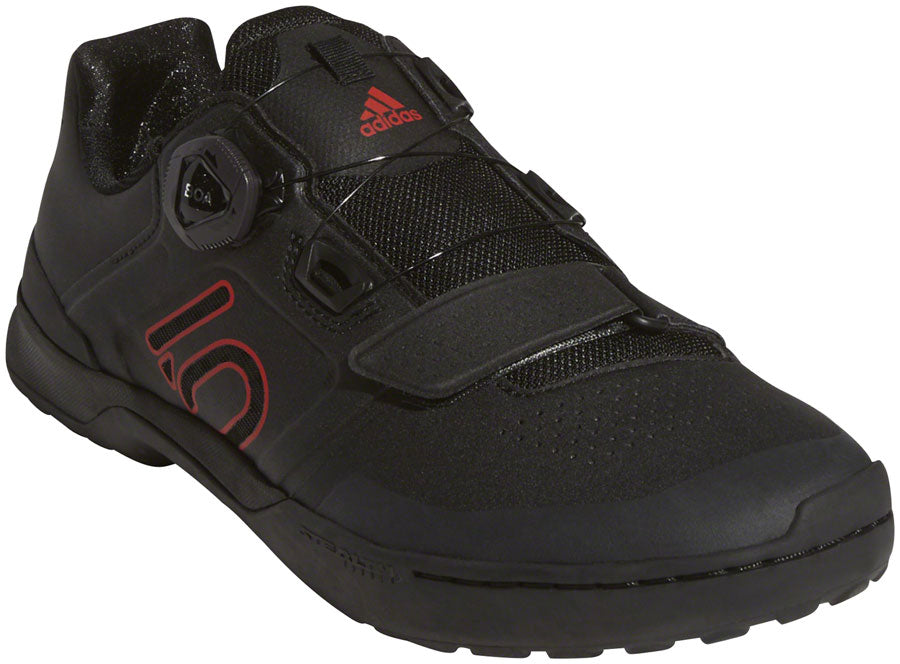 Five Ten Kestrel Pro BOA Mountain Clipless Mountain Clipless Shoes - Mens Core BLK / Red / Gray Six 13