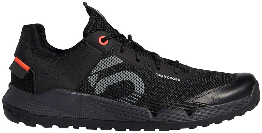 Five Ten Trailcross LT Flat Shoes - Womens Core BLK / Gray Two / Solar Red 7
