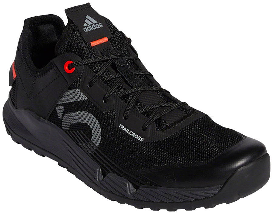 Five Ten Trailcross LT Flat Shoes - Womens Core BLK / Gray Two / Solar Red 7