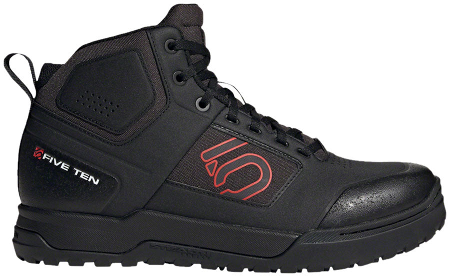 Five Ten Impact Pro Mid Flat Shoes - Mens Core Black/Red/Core Black 10.5