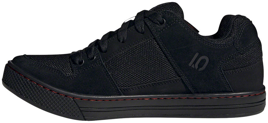 Five Ten Freerider Flat Shoes - Mens Core Black / Core Black / Red 12.5