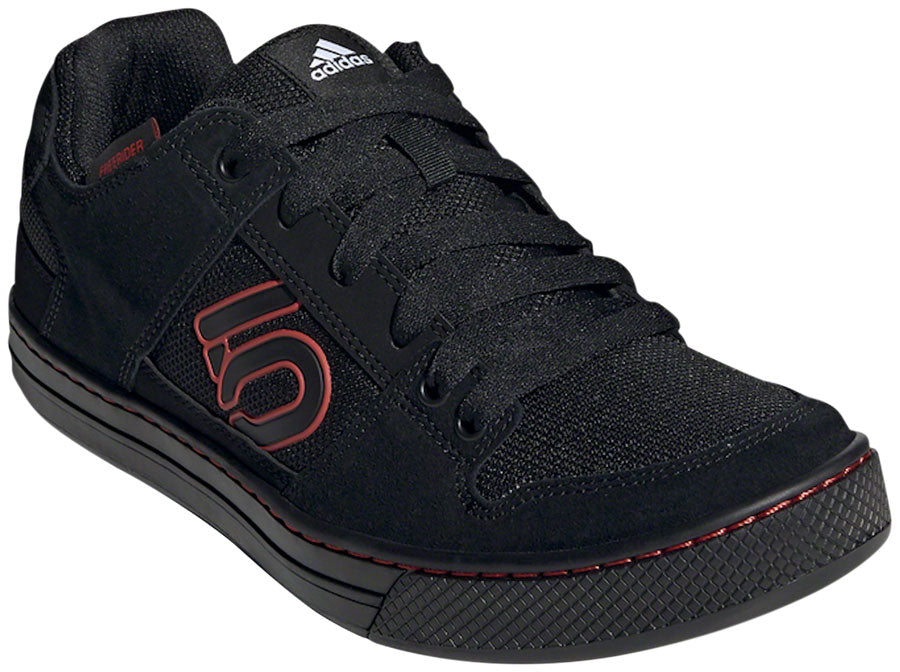 Five Ten Freerider Flat Shoes - Mens Core Black / Core Black / Red 12.5