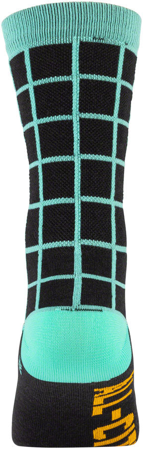 All-City Club Tropic Socks - 6" Black Goldenrod Teal Small/Medium