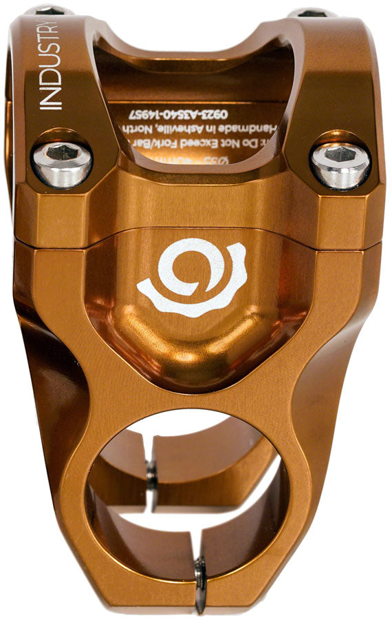 Industry Nine A318 Stem - 50mm 31.8mm Clamp +/-4.4 1 1/8" Aluminum Bronze