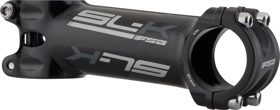 FSA SL-K Stem 31.8 x 100mm +/- 6 Degree Black Graphic