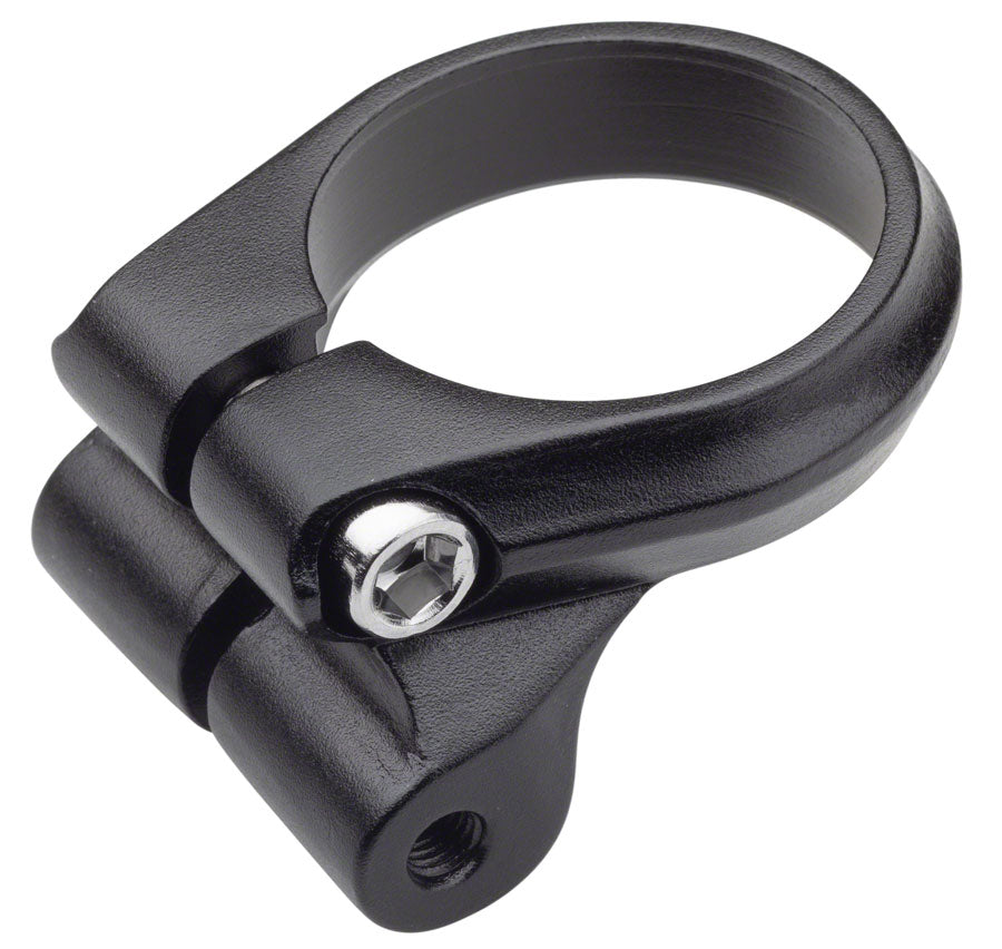 Problem Solvers Seatpost Clamp - 34.9mm Bolt-On Black w/ Rack Mounts