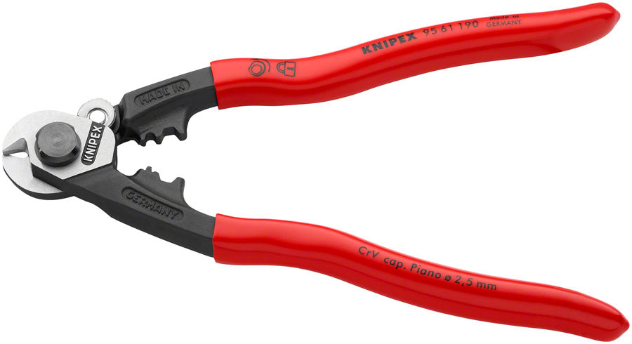 Knipex Wire Rope Shears - Polished Forged Steel 7 1/2"