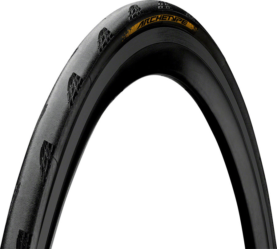 Continental Archetype Tire - 700 x 30 Tubeless Folding BLK/Tour de France Limited Edition BLKChili ACT Lazer Grip