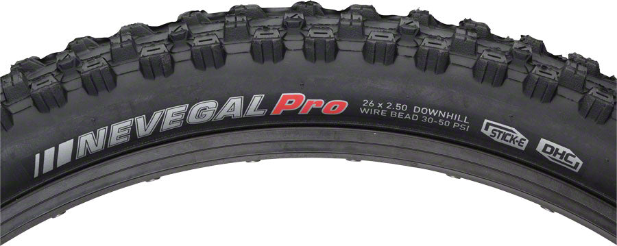 Kenda Nevegal DH Tire - 26 x 2.5 Clincher Wire Black