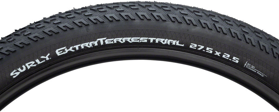 Surly ExtraTerrestrial Tire - 27.5 x 2.5 Tubeless Folding Black 60tpi