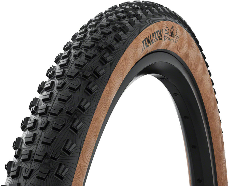 Continental Trinotal Tire - 29 x 2.40 Tubeless Folding BLK/Transparent Rapid Race Casing E25