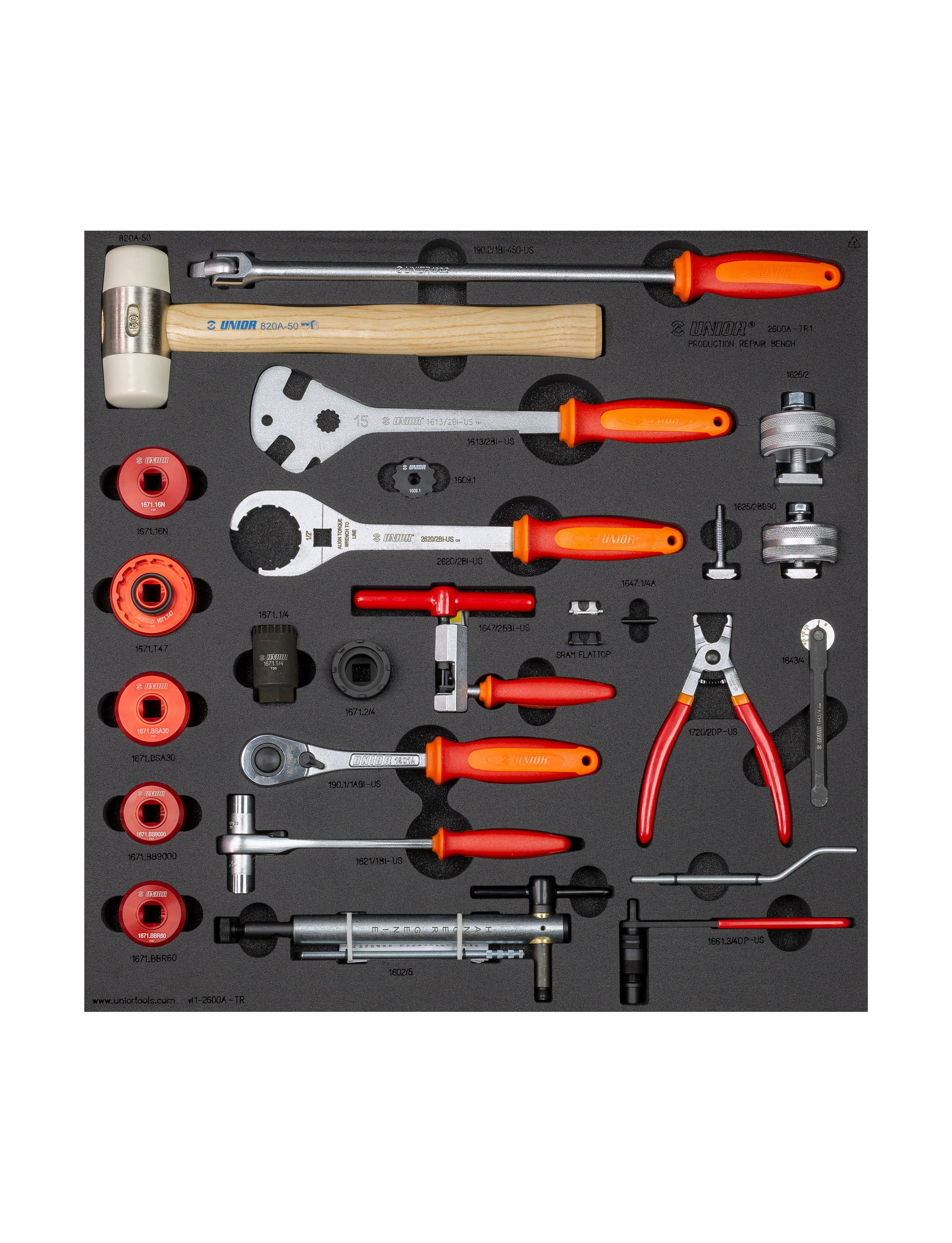 Tool Unior Production Bench Drawer 1 V2 Black