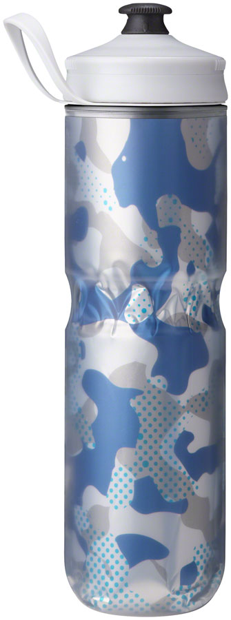 Hydrapak Polar Sport Contender Insulated Water Bottle - 24oz Blue