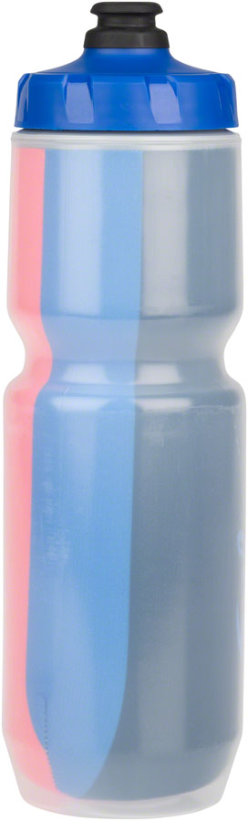Salsa Team Polytone Purist Insulated Water Bottle - Dark Blue Blue w/ Stripes 23oz