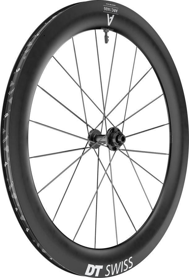 DT Swiss ARC 1400 DiCut 65 Front Wheel - 700 12 x 100mm Center-Lock Black
