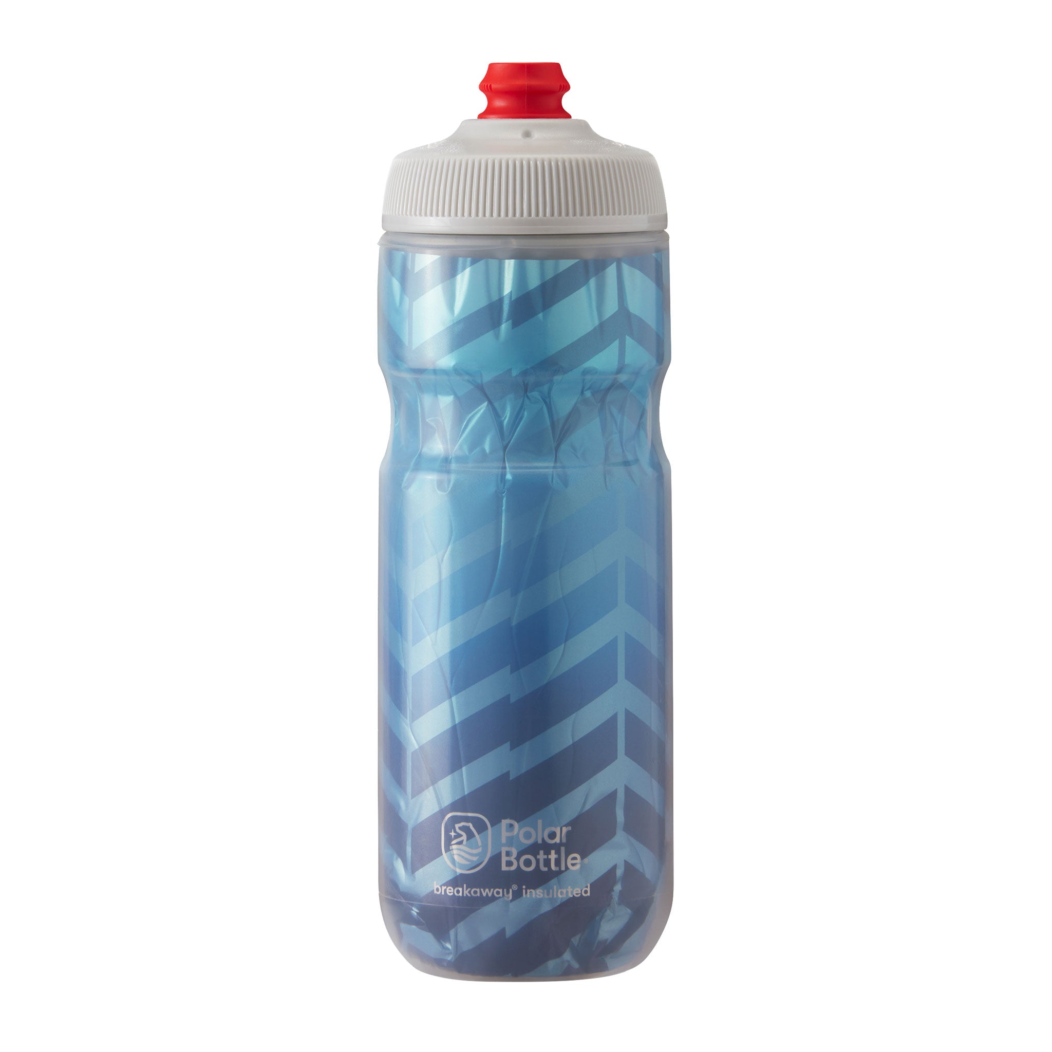 Polar Bottle Breakaway Water Bottle Cobalt Blue/Silver 20oz