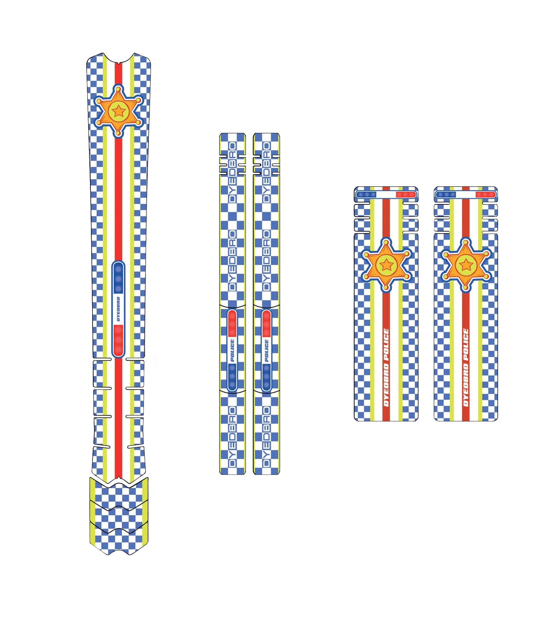 DYEDBRO Kids Frame Protection Police