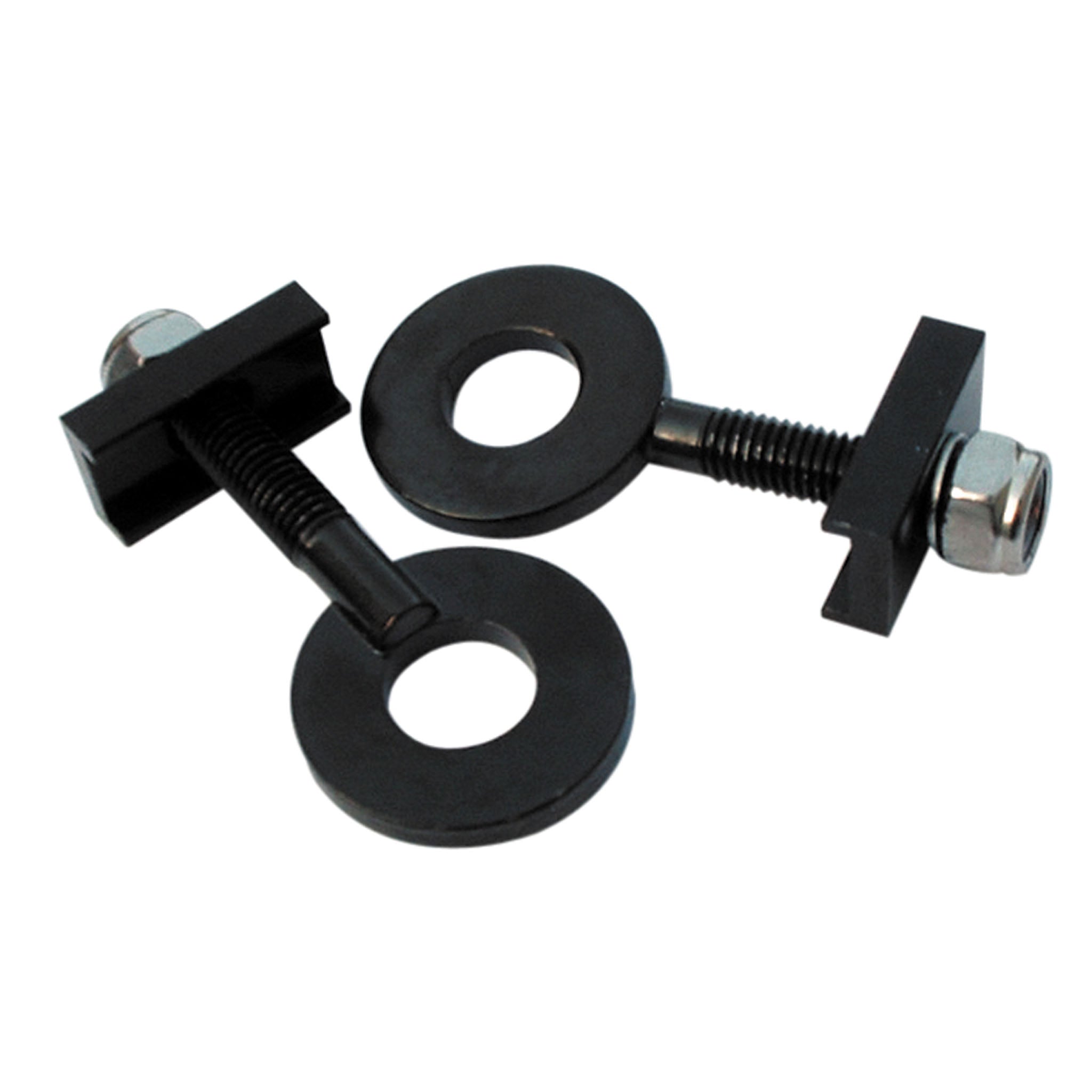 Gusset Disco Steel Axle Tensioner 10mm - Black Pr